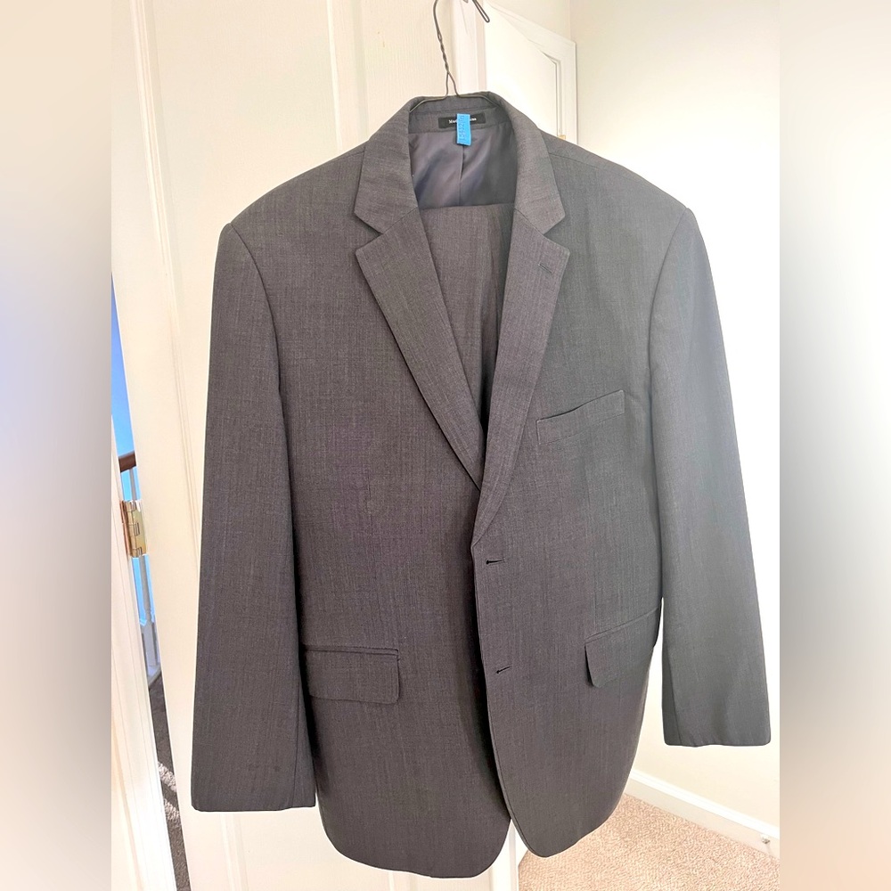 Pronto Uomo Grey Suit, 42s, 34x28